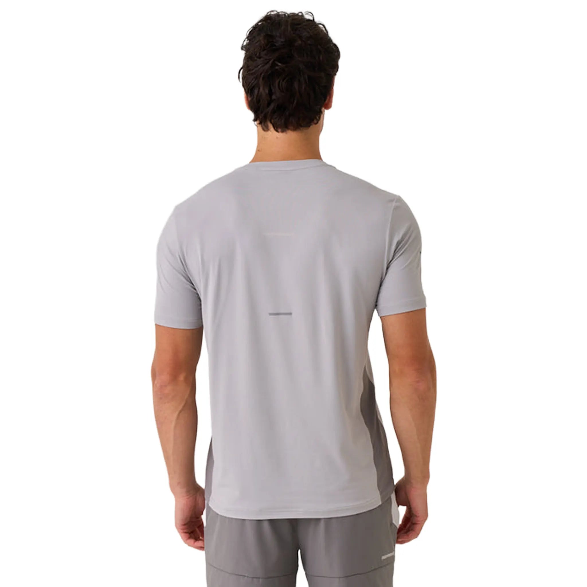 Back view of Reprimo Vortex Misty Grey T-Shirt